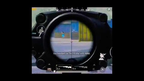 Sniper BGMI AWM | Headshot with 4x |