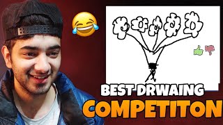 Funny Drawing Competiton With Friends