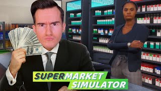 Гигантские Очереди ★ Supermarket Simulator Прохождение Игры #5