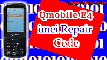 Qmobile E4 imei Repair Code by Cell Solutions