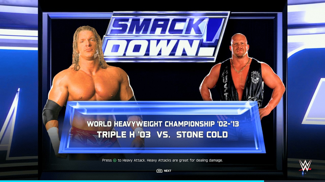 Stone Cold vs Triple H - Attitude Era Championship Unification - WWE 2K25