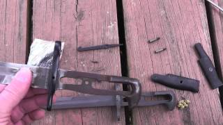 M1 Garand Rifle Bayonet Parts and Assembly