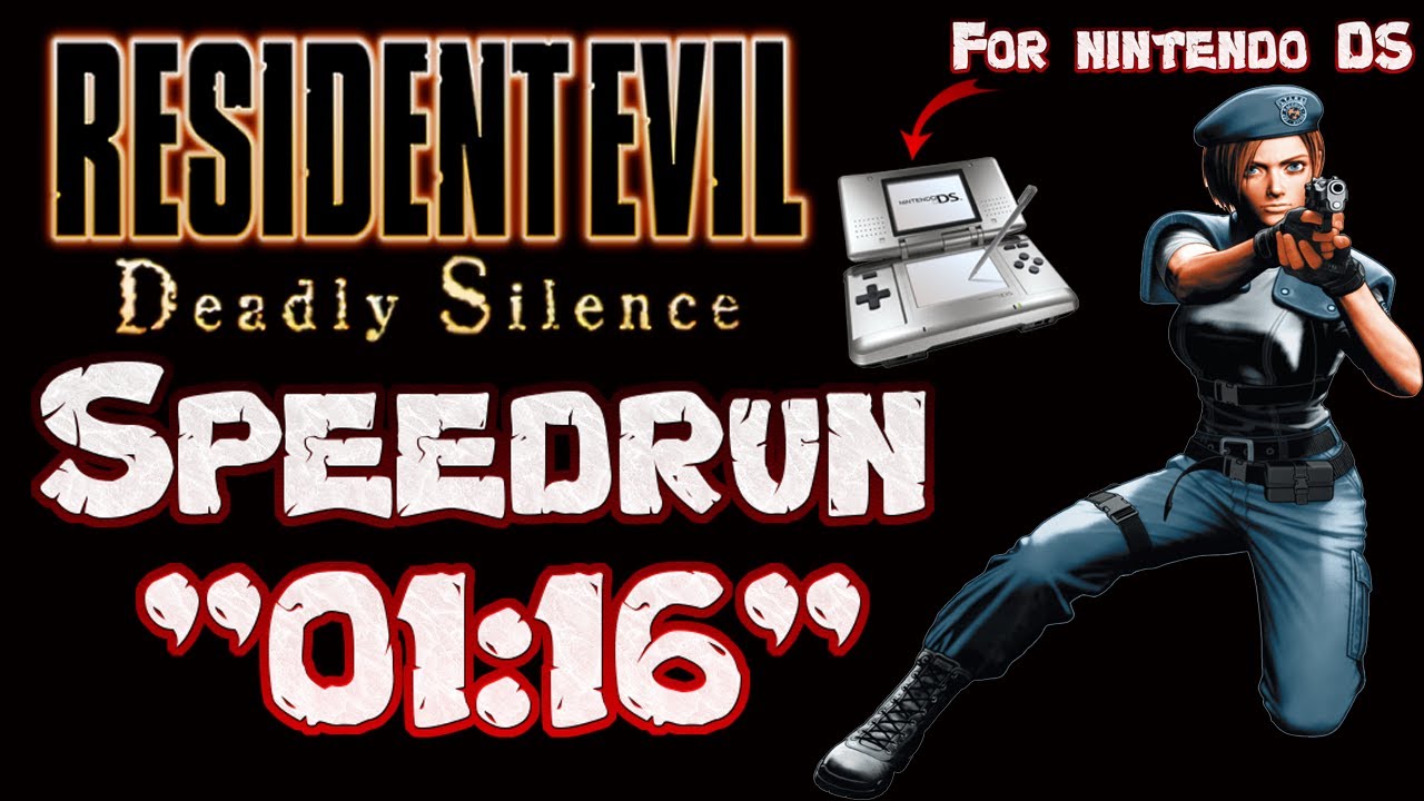 [NDS] Resident Evil Deadly Silence - Jill Speedrun (01:16) Good Ending