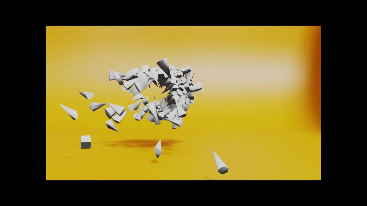 Epic Slow Motion Cell Fracture Explosion | Blender 3D Animation - YouTube