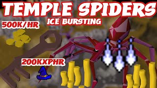 OSRS | Pure/Main Guide| Ice Bursting | Temple Spiders | 200KXP/HR | 500KGP/HR |