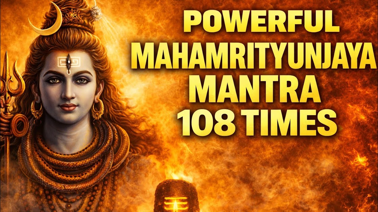 महामृत्युंजय मंत्र 108 बार जप | MAHAMRITYUNJAY MANTRA | शिव कृपा से भय और रोगों का नाश