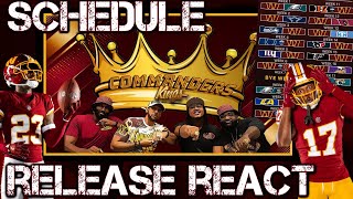 Celebrity 👑Commanders Kings LIVE!👑 | SCHEDULE RELEASE REACT❗ Just How Unique is the Commanders 26' Schedule? Profile
