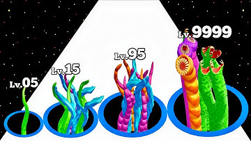 Alien Hole Run - Satisfying ASMR Level Up Gameplay ( Hole.io )