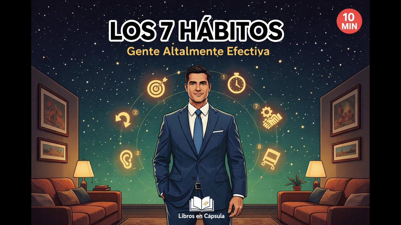 Los 7 Hábitos de la Gente Altamente Efectiva en 10 Minutos | Resumen Animado