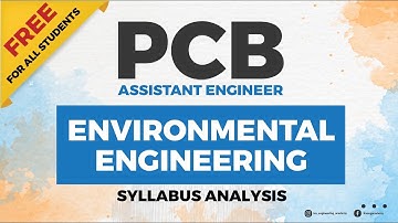 SYLLABUS ANALYSIS | ENVIRONMENTAL ENGINEERING | PCB AE CIVIL | FREE CLASS | ICA ENGINEERING ACADEMY