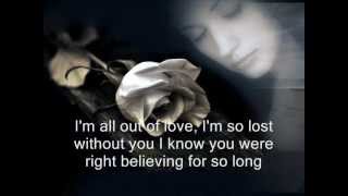 *** All Out of Love - Air Supply - Lyrics