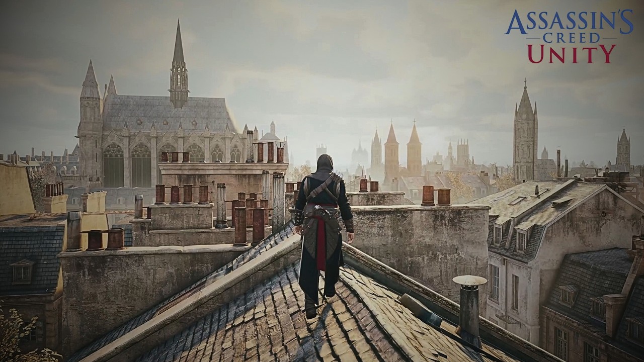 Walking Through the Streets and Rooftops of 1789 France | AC Unity Ultra + Graphic Reshade