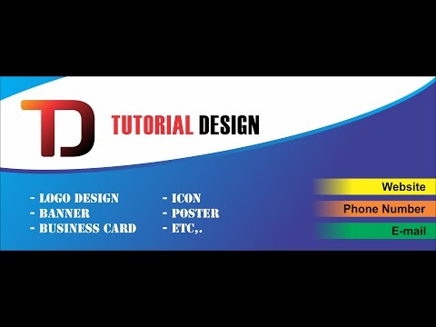 Simple Banner Design With Corel Draw Youtube