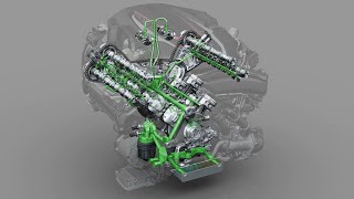 AUDI 4.0l V8-TFSI Engine - Oil Circulation by DIGITALMEDIATECHNIK GMBH 726 views 6 months ago 1 minute