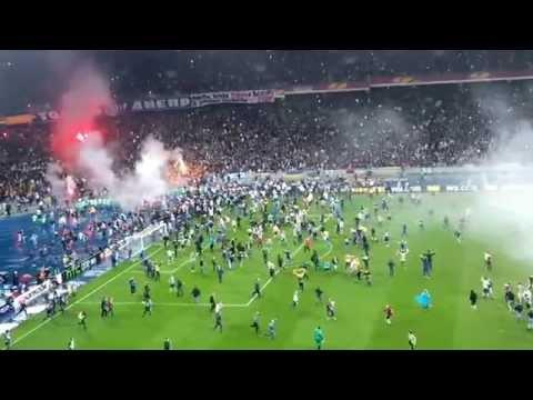 Конец матча 'Днепр'
