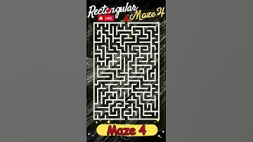 Rectangular mazes  Maze 4 #hiddenpuzzles #mazes #game_fun #puzzle_games #puzzles