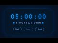 5 Hour Focus Countdown LIVE | Coding • Study • Productivity | No Music