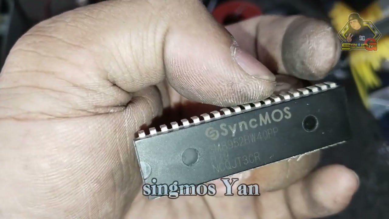 SAKURA AV737 walang display sira ic dahil pinagpraktisan Ng may ari, paanu gawin o repair