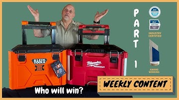 Comparing Toolboxes. Milwaukee PACKOUT Vs. Klein MODbox Part 1 | RCDD