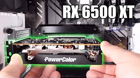 AMD RX 6500 XT - Installing the PowerColor RX 6500 XT Gaming Graphics Card - Unboxing and install - 天天要闻