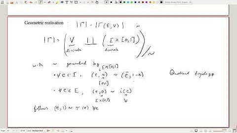 Introduction to Algebraic Topology : Lecture 9.1 MA 232 (2020)