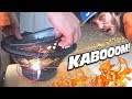 SPEAKER BLOWOUT GOES WRONG... Blowing Up a Ported POLK AUDIO Home Theather Subwoofer on 500 WATTS