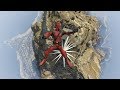 GTA 5 - Ragdolls And Crazy Falls N58 - (DEADPOOL)