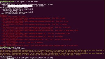 Python - Numpy installation