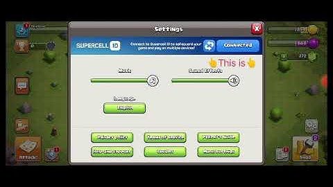 Connect your account to Supercell ID for safe keeping