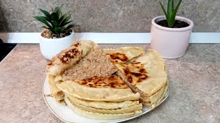 Дагестанские праздничные Чуду-с мясом и пшеничной крупой.