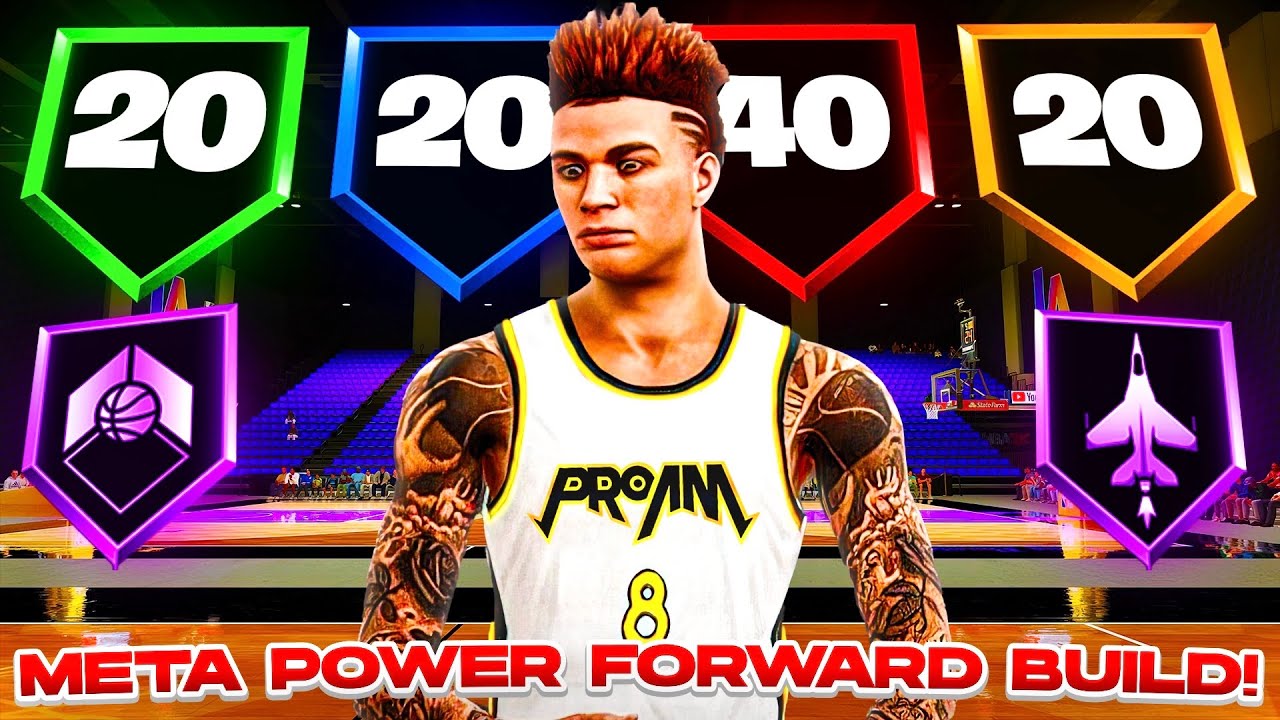 THE #1 META POWER FORWARD BUILD IN PRO AM NBA 2K22 NEXT GEN - YouTube