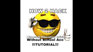 How to use (Hacx) Minecraft Edu WITHOUT school account Tutorial (Workign 2023!!!!?!!) screenshot 5
