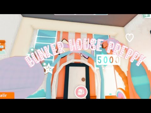 Bunker house preppy || Casa bunker preppy || Speed build Roblox Adopt ...