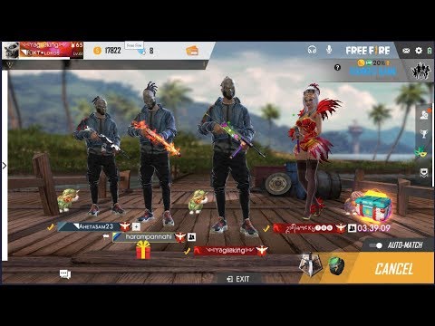 FREEFIRE  RANKED SQUAD GAMEPLAY II TEAM - TITANIUM - YouTube