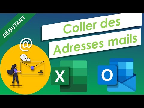 Vidéo: Comment copier plusieurs adresses e-mail d'Excel vers Outlook ?