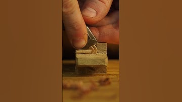Flush With Just A Chisel #shorts #woodwork #asmrsounds #oddlysatisfying #satisfying #asmr