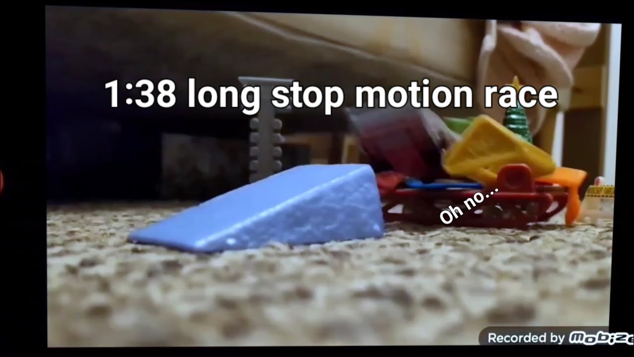 1:38 long stop motion hot wheels race - YouTube