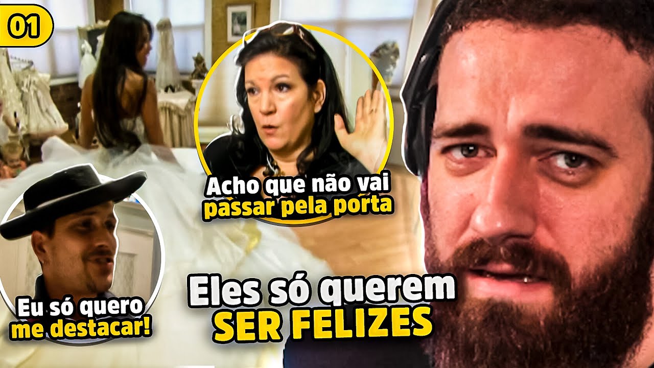 decidiu casar em vestido alegórico com noivo estiloso