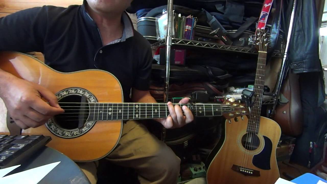 Kazu 小雨たそがれ 山田パンダ Ovation 1127 Glen Campbell Artist 弾き語り Youtube