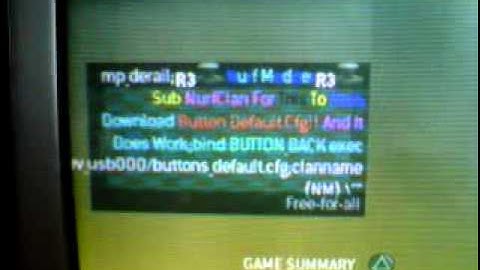 How To Use A CFG Menu Mw2