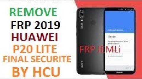 Huawei P20 Lite ANE-LX1 C185 9.1 Reset FRP 9.1 Phoenix HCU by TP