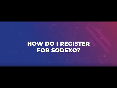 How To Register in the Sodexo+ App