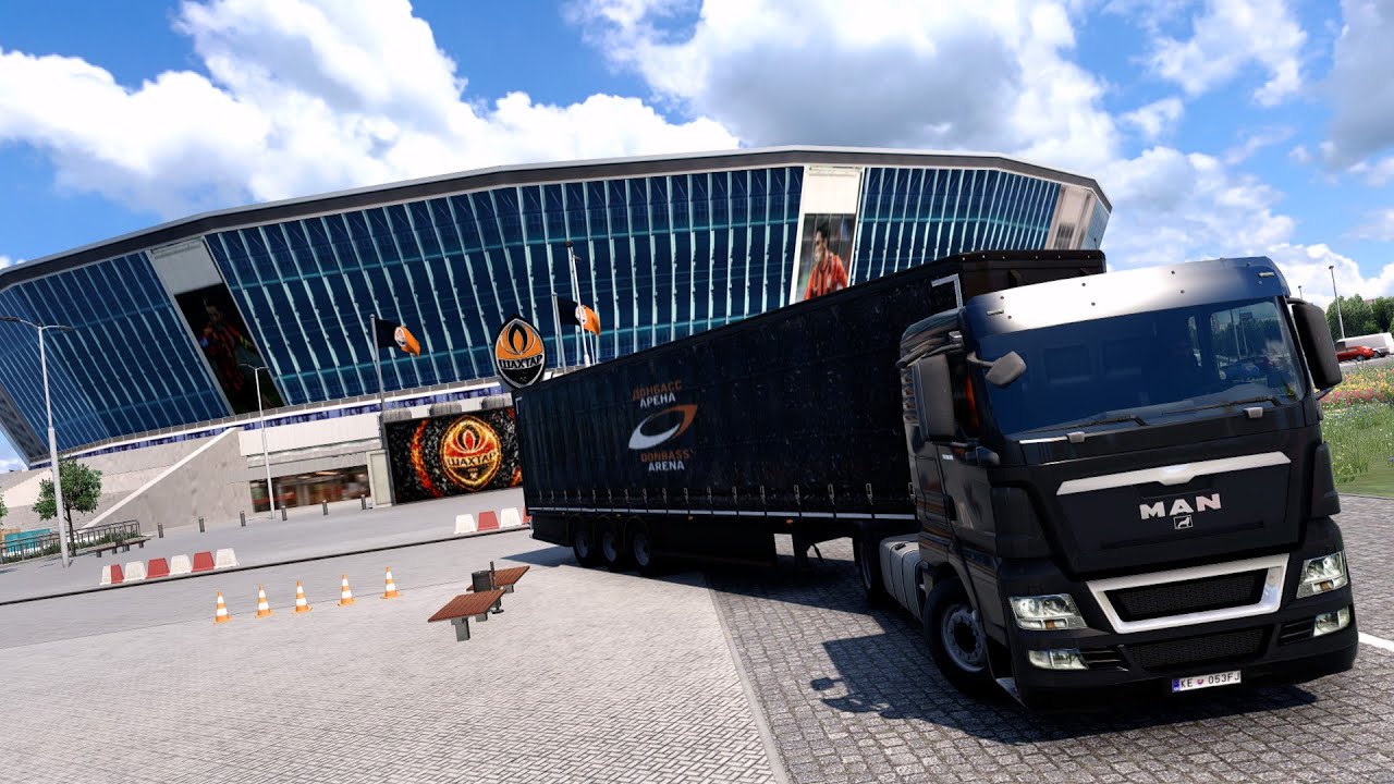 🔔🚛Euro Truck Simulator 2🔔🔔Donbass Map👍🔔👌