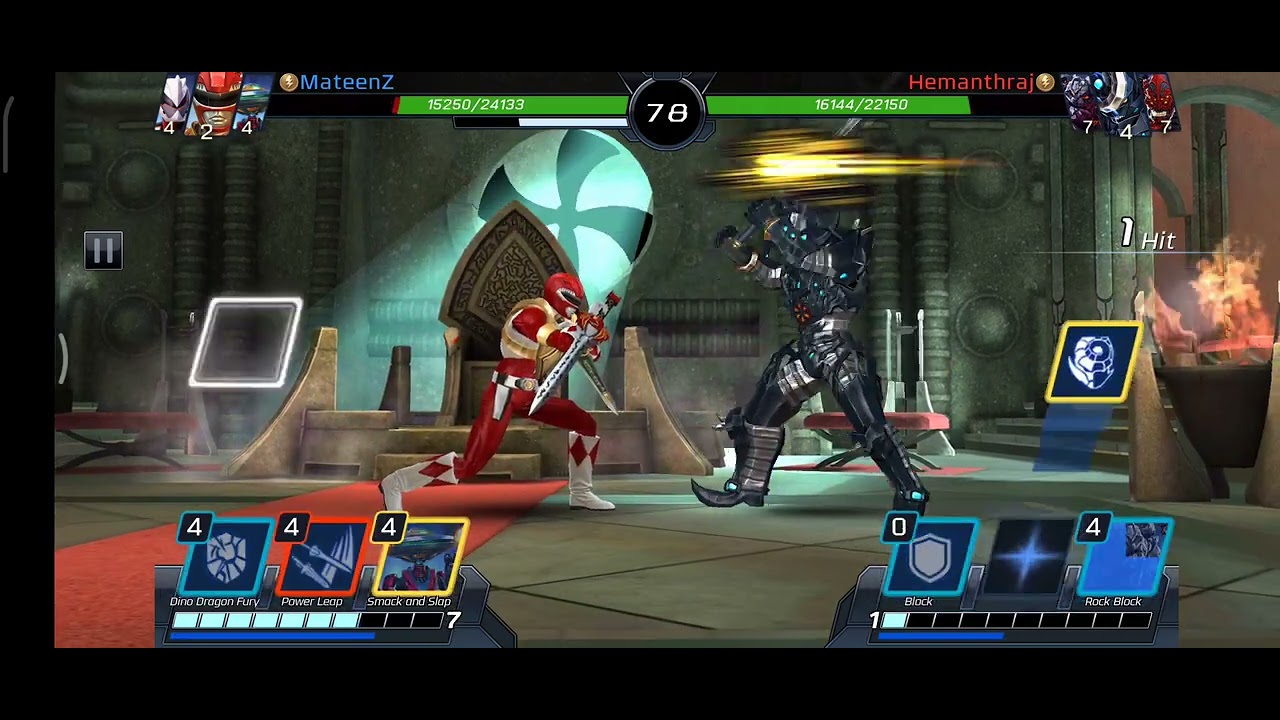 POWER RANGERS LEGACY WARS Red Dragon Shield VS Snide - YouTube