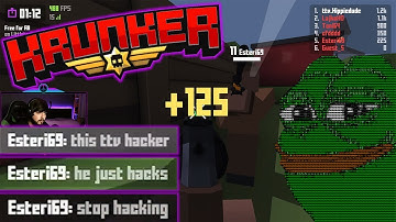 THEY CALLED ME A HACKER! Krunker Stream Highlights!