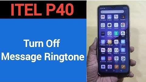 How to turn off message ringtone, Itel P40 me message sound band kaise karen, message problem