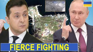 Fierce fighting during Russia&#39;s invasion of Ukraine at Ukraine&#39;s famous snake island.