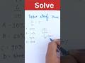 Math Solution Trick 🤯 | 5 Sec Mein Question Solve Kare | Easy Method #shorts #ytshorts #shortsfeed