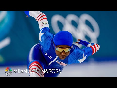 Brittany Bowe, Erin Jackson finish 4-6 in women's 1000m | Winter Olympics 2026 | NBC Sports