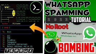 WhatsApp sms spammer tool Termux || Termux Android bomber || #coding #androidhacking #termux #error screenshot 5